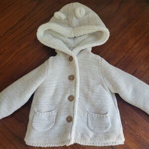 Jacket Size 18 Months Cream and Tan